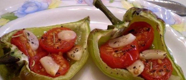 Сладкие перцы с розмарином