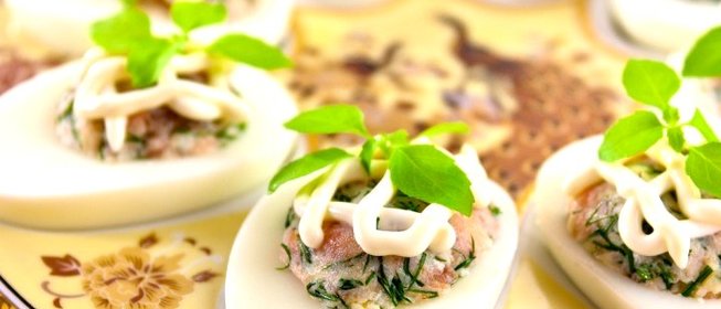 Фаршированные яйца