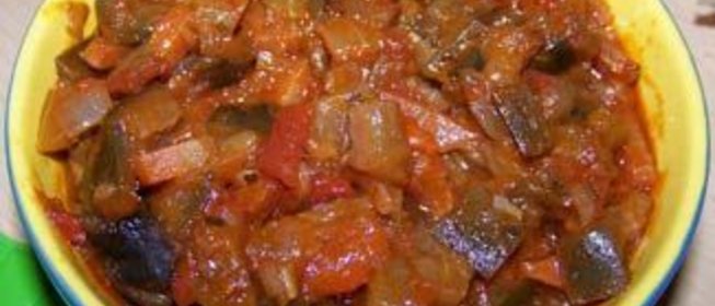 Закуска из баклажан