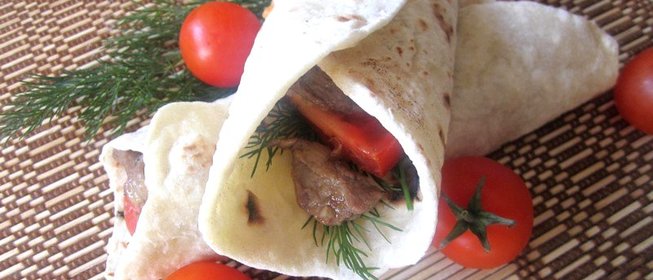 Буррито с говядиной