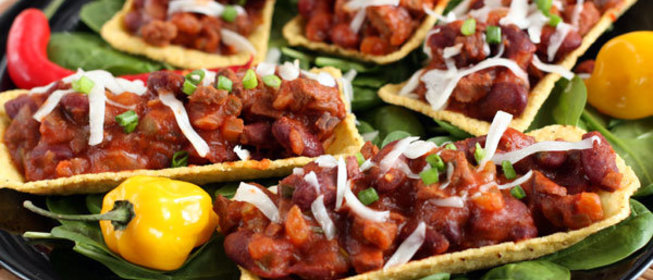 Тарелочки тако с говядиной