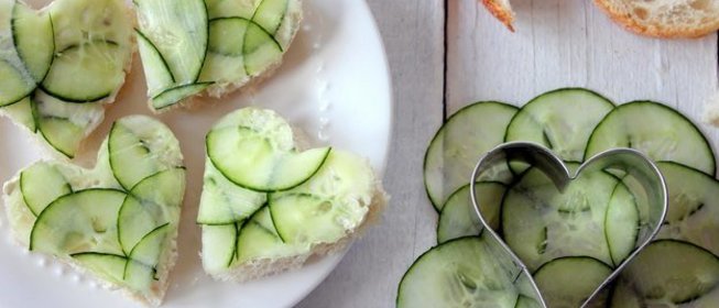 Сэндвич с огурцом