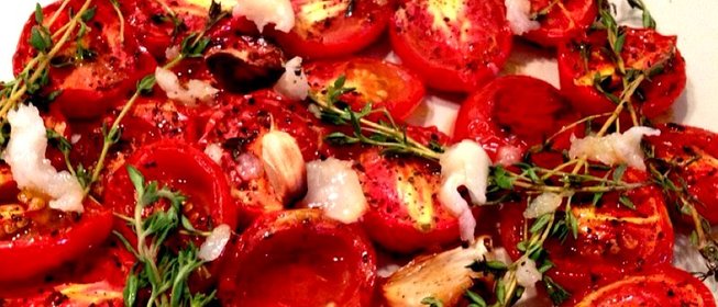 Печеные томаты с чесноком (Viva España!)