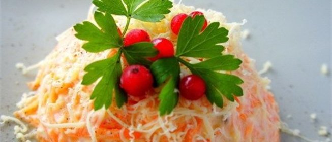Морковь с сыром