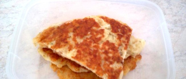 Вегетарианская сырная лепешка