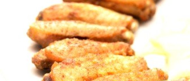 Куриные крылышки с имбирем