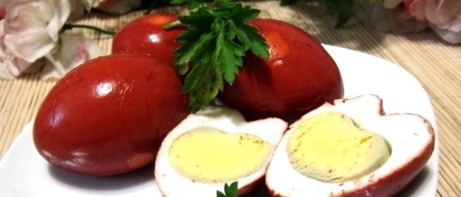 Копченые яйца
