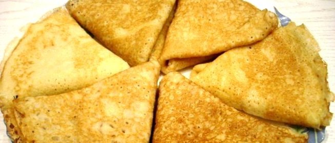 Блинчики на молоке прокисшем