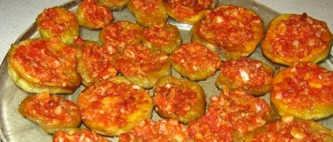 Баклажаны жареные с уксусом