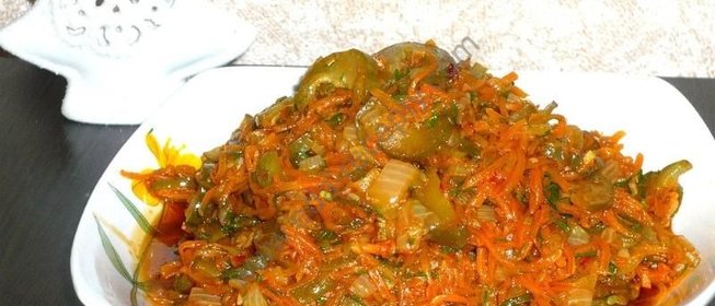 Закуска из соленых огурцов