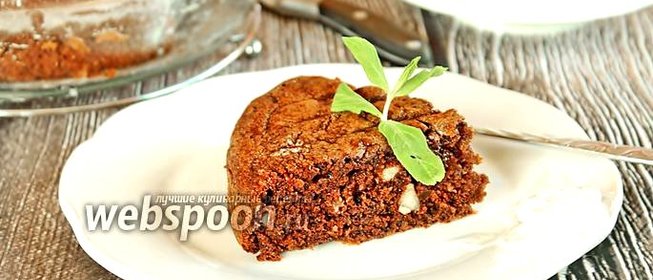 Кекс с бананом и какао