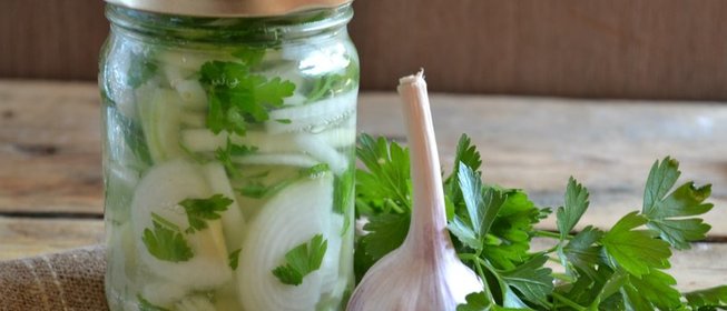 Закуска из лука на зиму