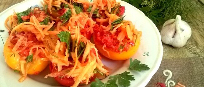 Помидоры с морковкой