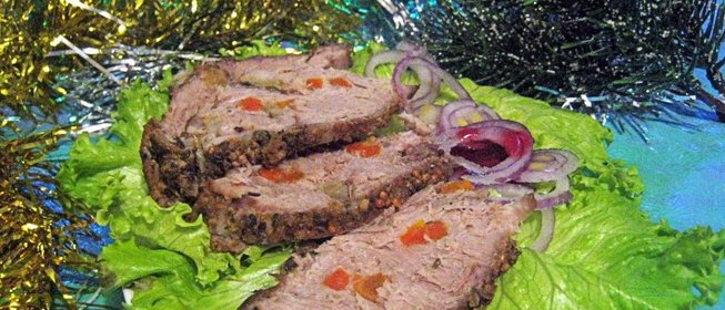 Буженина из свинины в фольге