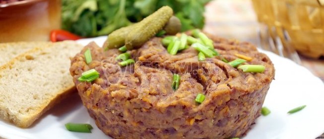 Паштет из фасоли