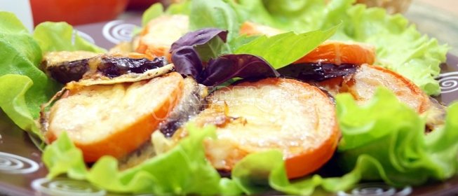 Баклажаны с помидорами и сыром «Меладжо»