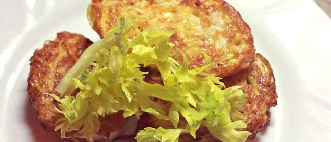 Капуста обжаренная в яйце