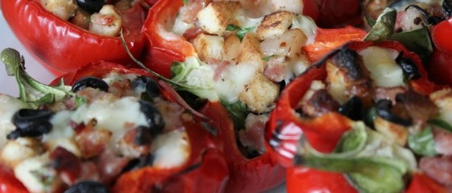 Паприка фаршированнная Итальянские мотивы