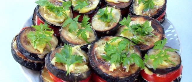 Пенечки из баклажанов