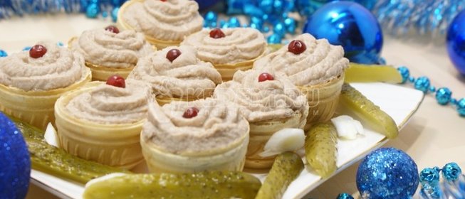 Паштет рыбный «Нежные корзинки»