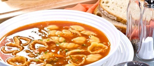 Тосканский суп из фасоли и пасты с розмарином