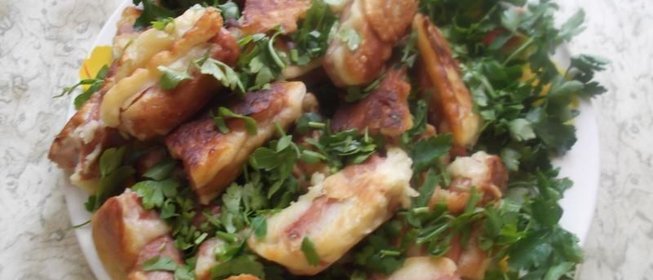 Сосиски в кляре на сковороде