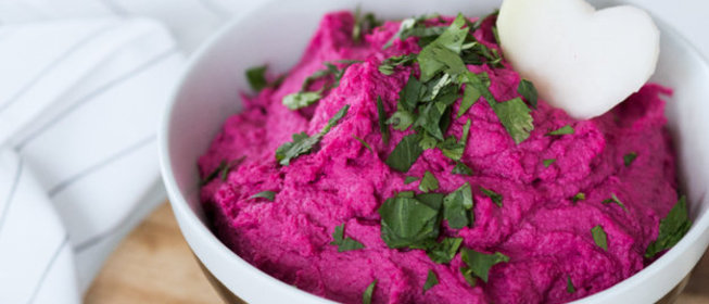 Свекольный хумус