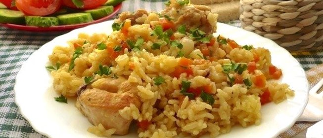 Плов с курицей