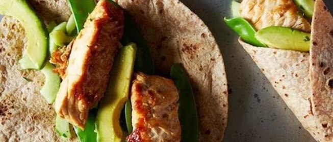 Лосось жаренный