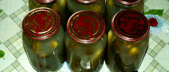 Соленые огурцы под закатку