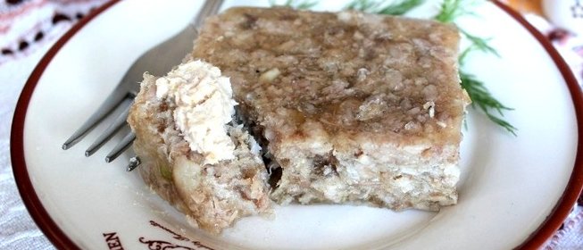 Холодец из рульки