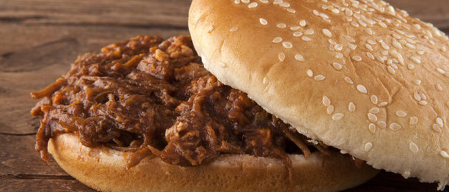 Сэндвич с копченой свининой