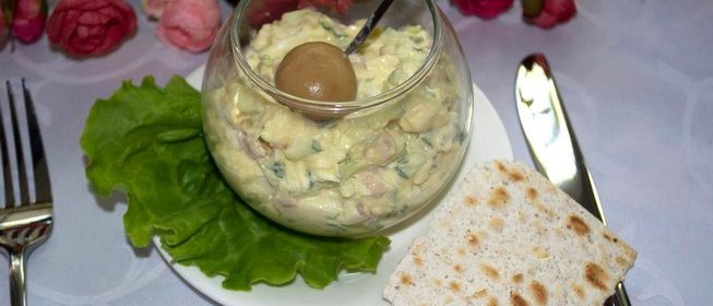 Закуска на еврейской маце