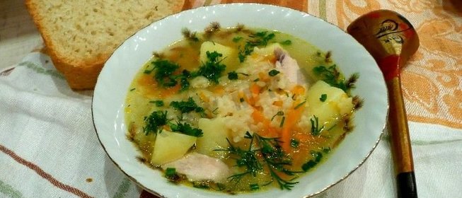 Куриный суп со звездочками