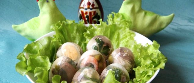 Закуска Яйца Фаберже