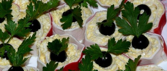 Фаршированные крабовые палочки