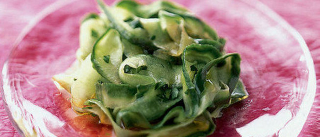 Тальятелле из огурцов