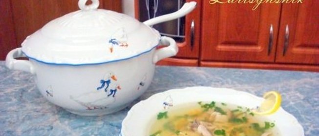 Зама - куриный суп с лимоном