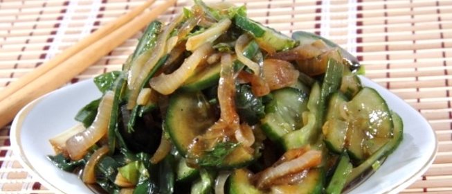 Холодная закуска с соевым мясом