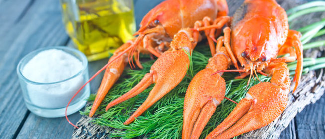 Отварные раки