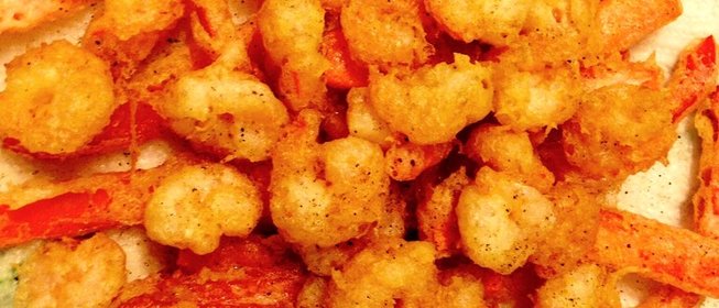 Креветки темпура