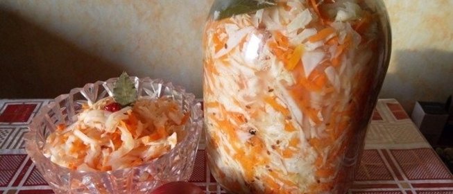 Капуста белокочанная квашеная (трёхдневка)