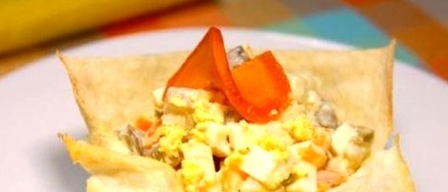 Тарталетки из лаваша