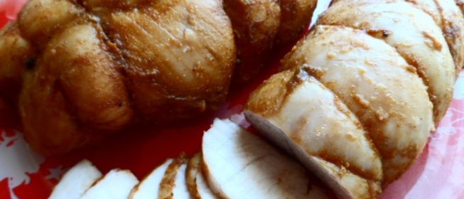 Грудка индейки запечённая как пасторма