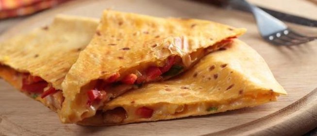 Кесадилья с овощами