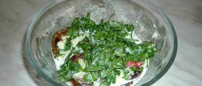 Райта с кабачками по-индийски