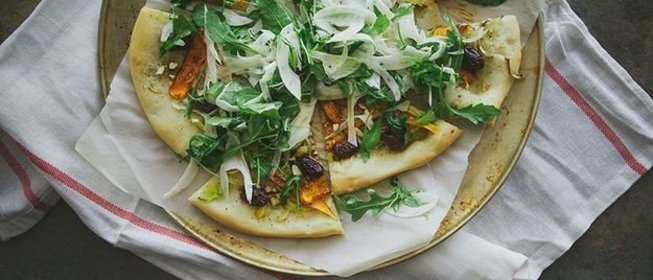 Восточная лепешка с овощами