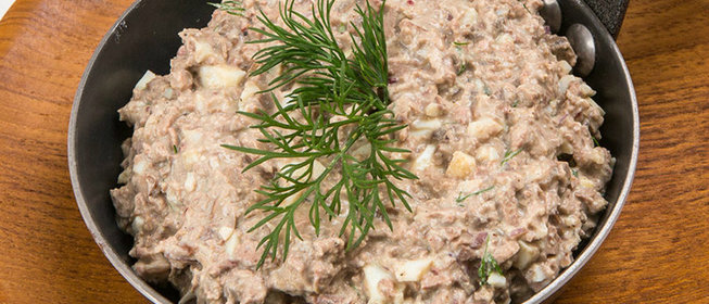 Форшмак из куриной печени: пошаговый рецепт