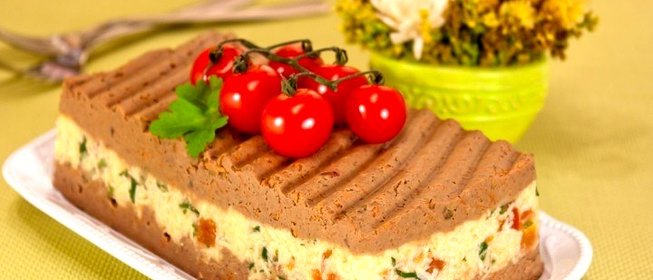 Паштет с куриной печенью и сыром