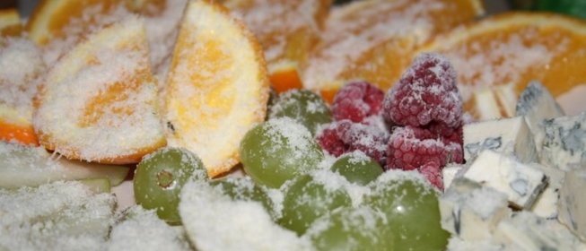 Фруктово-сырная тарелка Под снегом